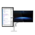 Metal Aluminium 360 Double moniteur LCD CLAMP Bureau support de support moderne